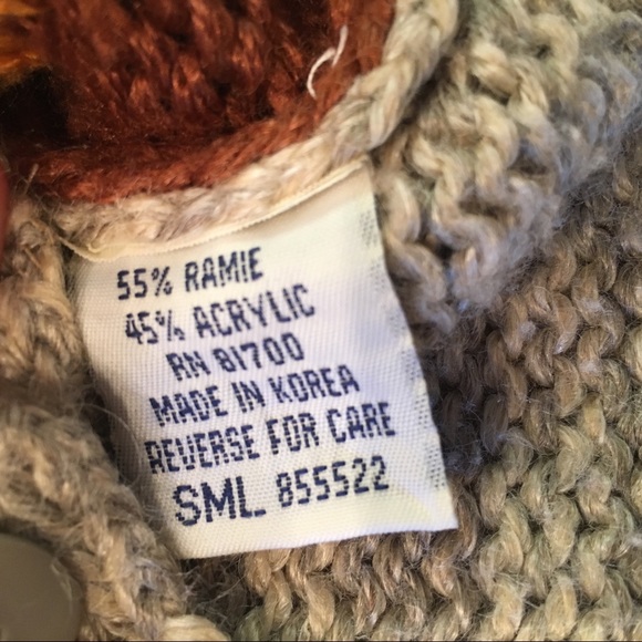 Vintage Two Twenty Sz Small Grey Red Sweater Vest - Picture 5 of 8